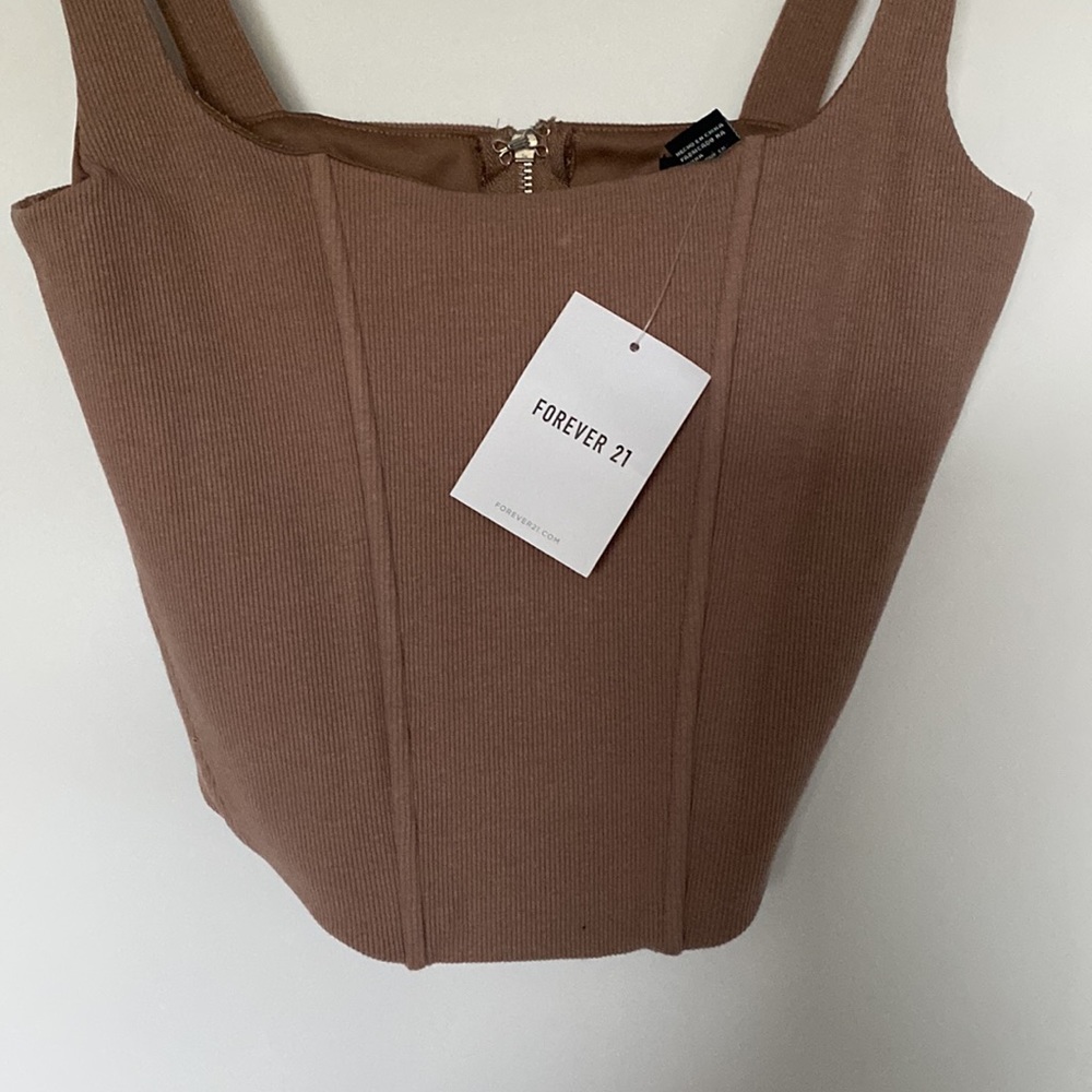 Forever 21 Ribbed Corset. - Picture 8 of 8
